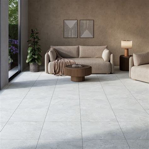 Just Pearl Stone Effect Rectified Matt Porcelain Tile | Ionic Stone