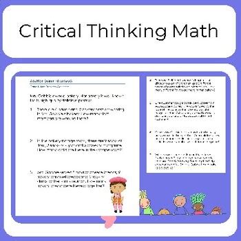 Critical Thinking Math Problems 的图像结果