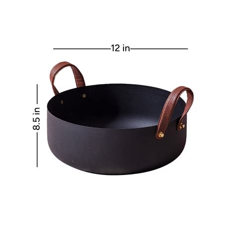 Buy Black Medium Storage Metal Basket Online at Best Price in India ...