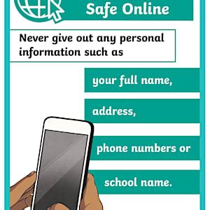 Online Safety Poster | Online Safety | Twinkl