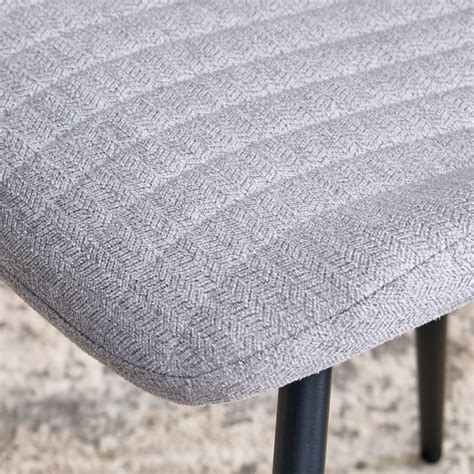 Buy Arcane Set of 4 Fabric Dining Chairs - Grey from Home Centre at ...