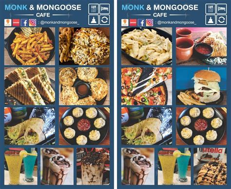 Menu at Monk & Mongoose Cafe, Pimpri-Chinchwad, Shop No 02 behind ...