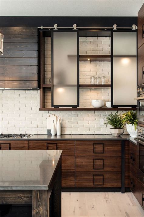 modern kitchen upper cabinets