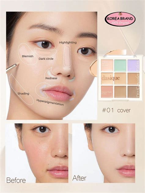 Pro Concealer Palette 01 Cover 9 Color Concealer, Color Correcting ...