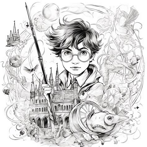 Harry Potter Coloring Pages Adult