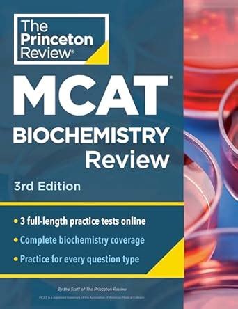 The Princeton Review Mcat Biochemistry Review: Complete Content Prep ...