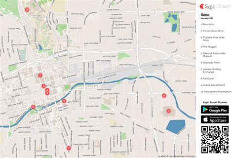 Map Of Downtown Reno