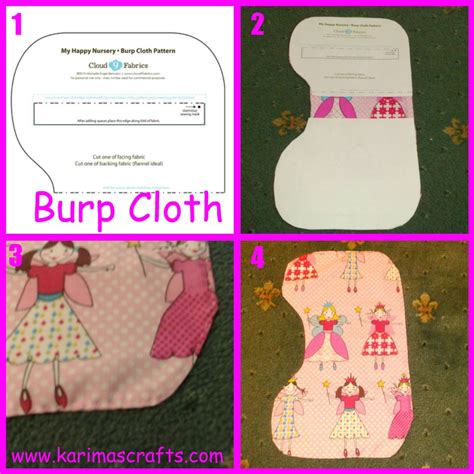 Image result for Easy Burp Cloth Tutorial