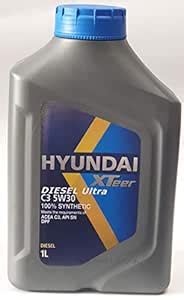 HYUNDAI XTEER Diesel Ultra C3 5W30 Engine Oil(1L) : Amazon.in: Car ...