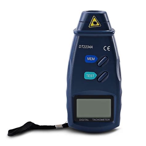 Digital Laser Non-Contact Photo Tachometer RPM Measurer : Amazon.in ...