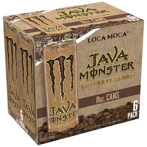 Buy Java Monster Loca Moca, Coffee + Energy Drink, 11 fl oz, 6 Pack ...