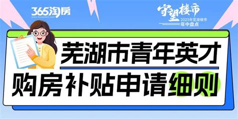 120万、80万、40万、20万……芜湖人才购房补贴对象、条件及补贴标准一览！-芜湖365淘房