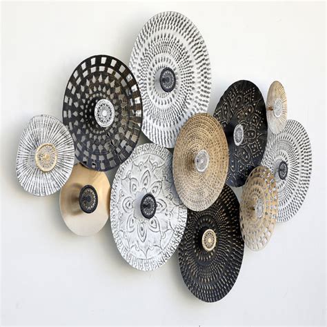Craftter Trible Circles Metal Wall Art for Home Décor | Decorative Han ...
