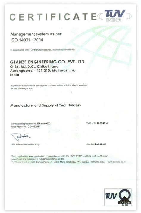 Company Profile - Glanze Indexable Tool Holders