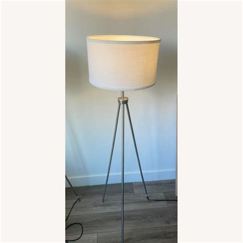 Silver Floor Lamp - AptDeco