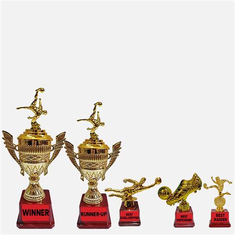 Bareeze Pure Football Tounament Trophy for Winner,Runnerup,Best ...