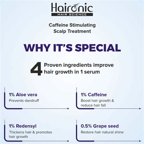 Buy HAIRONIC CAFFEINE STIMULATING SCALP TREATMENT HAIR SERUM 100ML ...