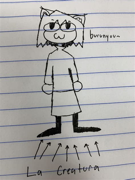 La Creatura, drawn in Spanish Class : r/necoarc
