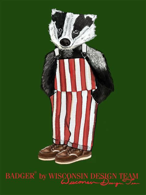 Badger Bear Poster – Wisconsin Design Team