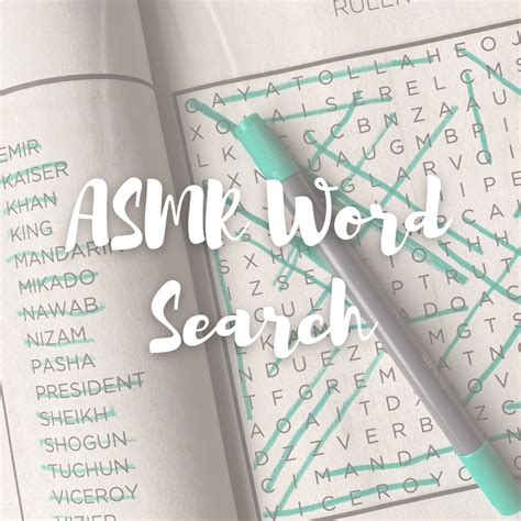 Image result for ASMR Words