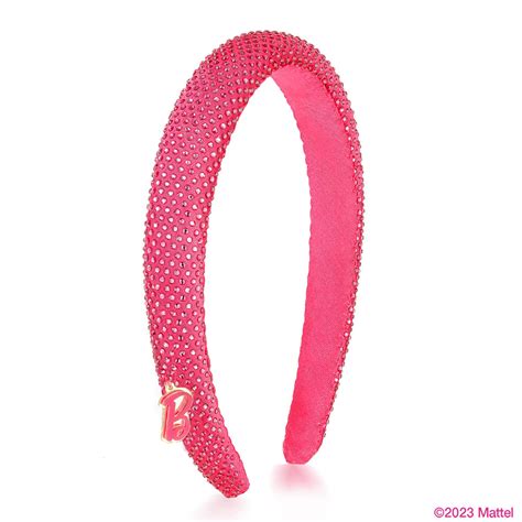 Hair Drama Co Barbie Rhinestone Puff Hair Band With Barbie Charm – The ...