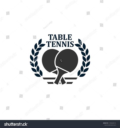 Table Tennis Badges and Logos for Ping Pong Club