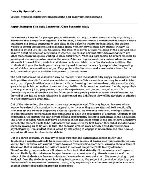 Case Scenario Examples 的图像结果