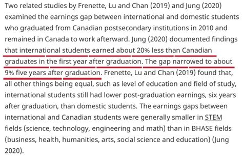 加拿大统计局 Statistic Canada ：约四分之三的国际留学生获得了加拿大永久居民身份，且收入中位数稳定增长 - 知乎