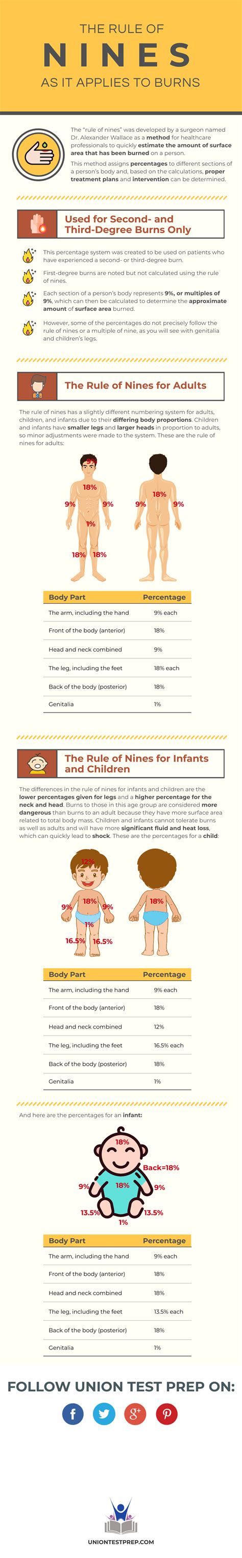 Burn Rule Of Nines Worksheet