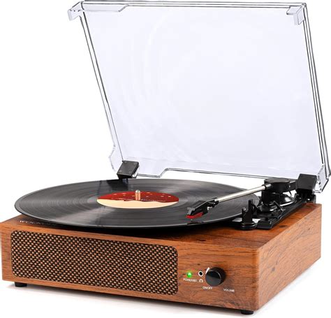 Buy Record Player Turntable Vinyl Record Player with Speakers ...