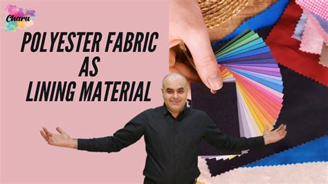 Polyester Fabric as Lining Material - Charu Creation