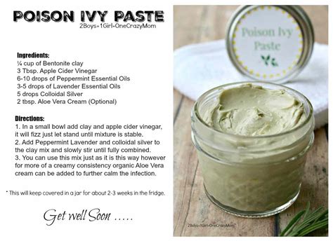 Poison Ivy Paste is my DIY for the summer | Poison ivy remedies, Herbal remedies recipes, Poison ivy