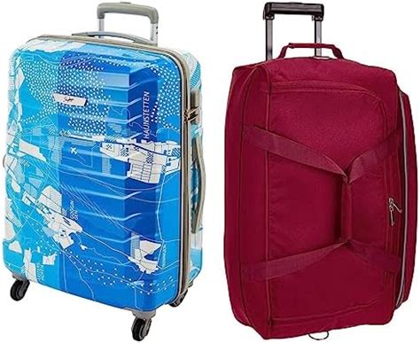 Skybags Trooper 65 Cms Polycarbonate Blue Hardsided Check-in ...