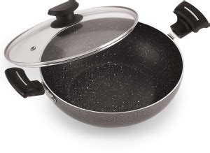 iVBOX Max-Pro Induction Non-Stick Kadhai With Outer Hard-Stone Coating ...
