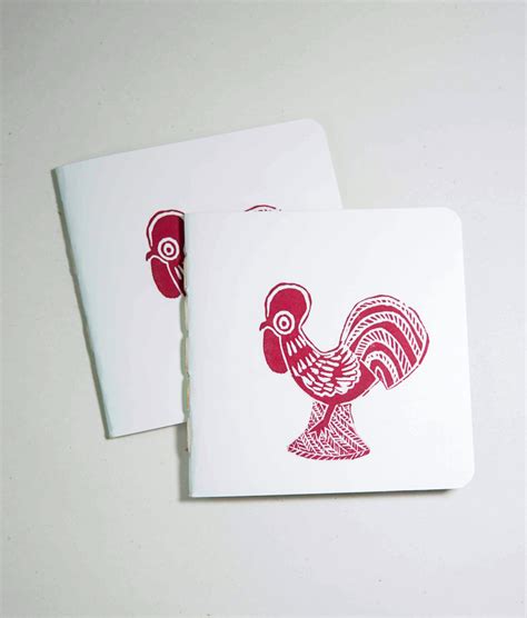'Red Rooster' | STITCHED Books - SQ | LAFA Design Lab