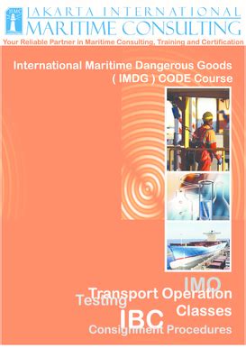 Fillable Online International Maritime Dangerous Goods ( IMDG ) CODE ...
