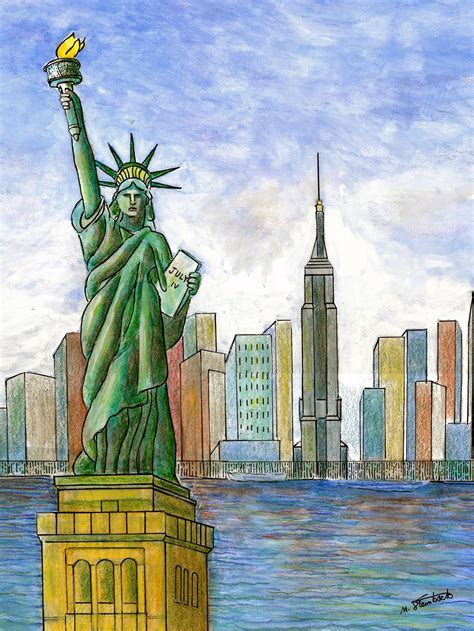 Statue Of Liberty Painting