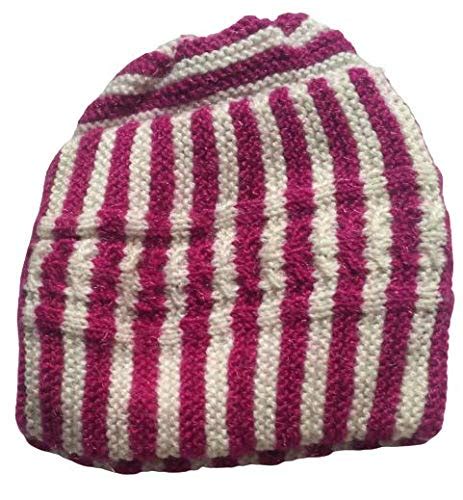 Buy Woolen Casual Winter Cap Beanie Hats Warm Knitted Cap for Women ...