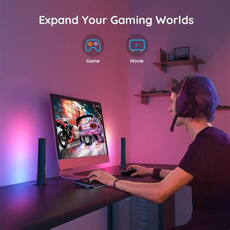 Govee Smart Light Bars, RGBICWW Smart LED Lights India | Ubuy