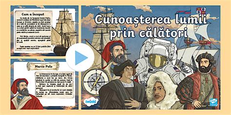 Cunoașterea lumii prin călători – Prezentare PowerPoint