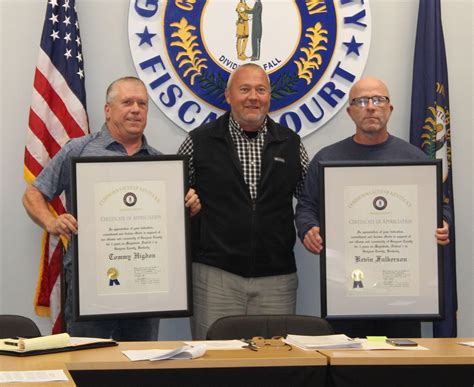 Court recognizes outgoing magistrates | Grayson County | messenger ...