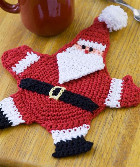 christmas crochet potholders