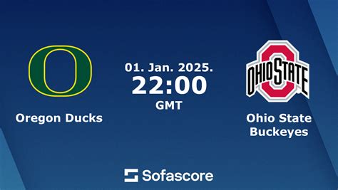 Oregon vs Ohio State live score & H2H | Sofascore