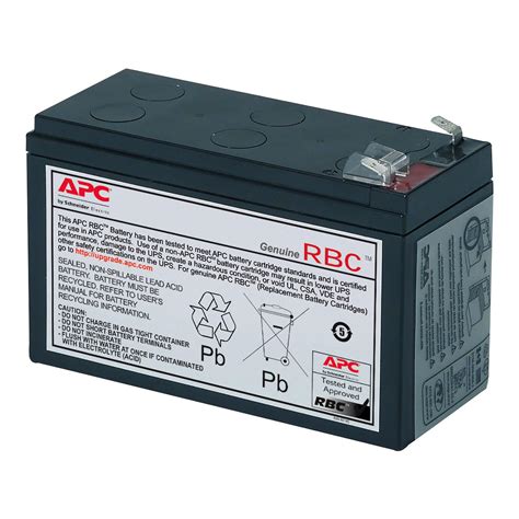 Buy APC Replacement Battery Cartridge, VRLA battery, 9Ah,12VDC UPS ...
