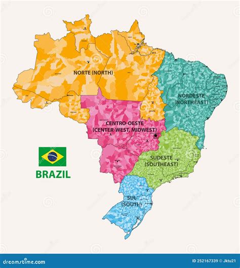Map Of Brazil Municipalities