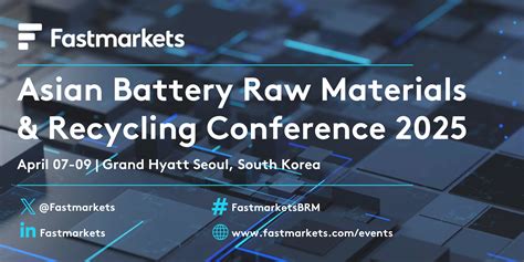 Asian Battery Raw Materials & Recycling Conference 2025