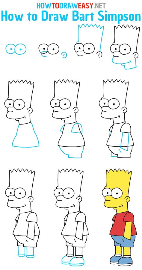 How to Draw Bart Simpson - Draw for Kids