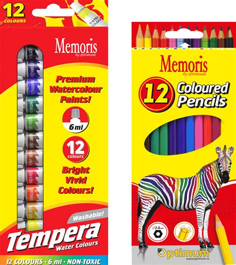 Memoris I SET - TEMPERE, DRVENE BOJE | Moja Knjižara