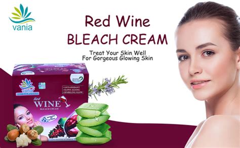 Red wine kit bleach anti oxidant slows aging enhance skin texture glow ...