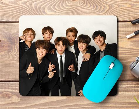 Taipan BTS Mousepad 7.5x8 inches | Anti-Slip 3mm Thick Rubber Base for ...